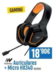 Netway - Auriculares + Micro HX340