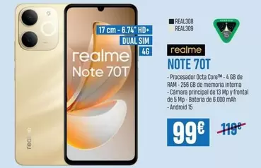 Realme - Note 70T