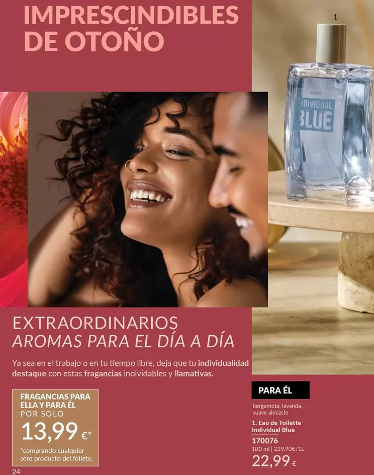 Avon -  Eau De Toilette Individual Blue