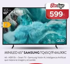 Samsung - Miniled 65 Tq65q7f4auxxc