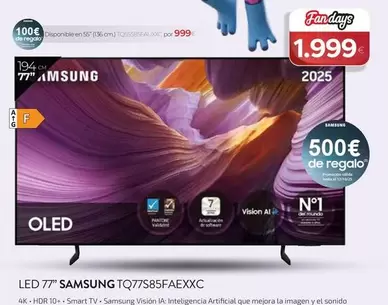 Samsung - Led 77 Tq77s85faexxc