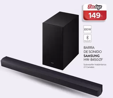 Samsung - Barra De Sonido Hw-b450/zf