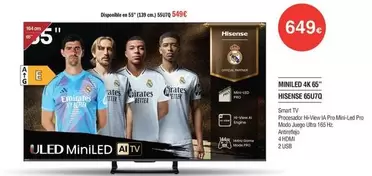 Hisense - Miniled 4k 65"