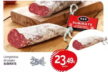 subirats - Llonganissa De Pages