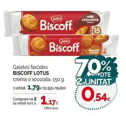 Lotus - Galetes Farcides Crema O Xocolata