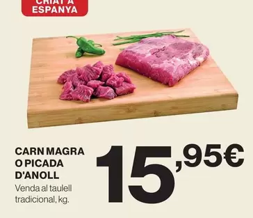 Carn Magra O Picada