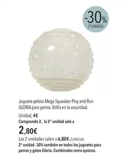 Gior - Juguete Pelota Mega Squeaker Play And Run
