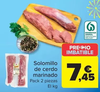 Solomillo De Cerdo Marinado