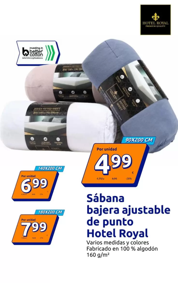Hotel Royal - Sabana Bajera Ajustable De Punto