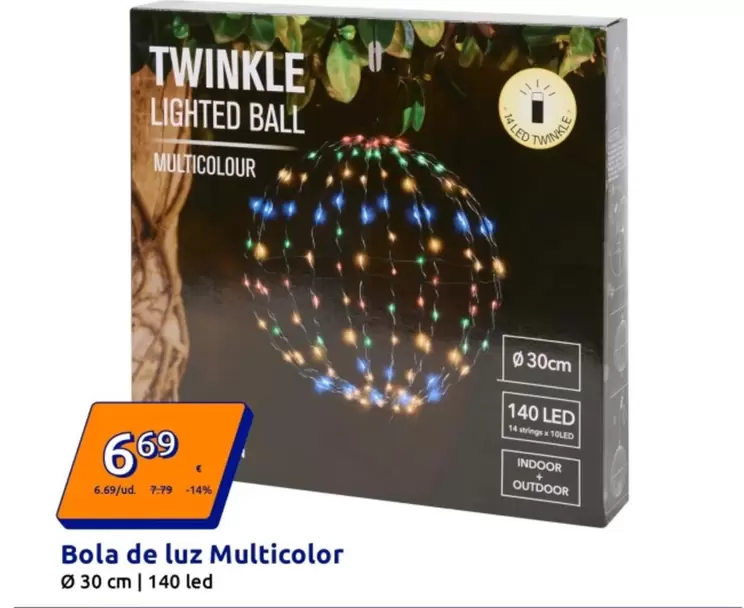 Bola De Luz Multicolor