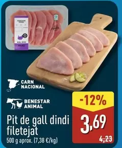 Pit De Gall Dindi Filetejat