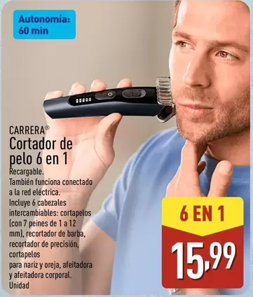 Carrera - Cortador De Pelo 6 En 1
