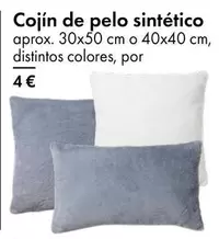 Cojín De Pelo Sintético