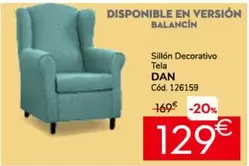 Danone - Sillon Decorativo Tela