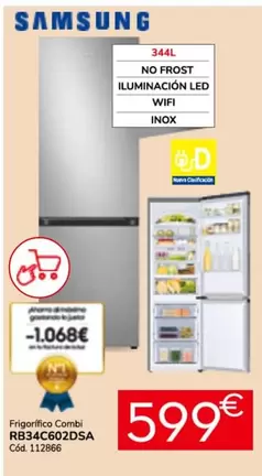 Samsung - Frigorifico Combi RB34C602DSA
