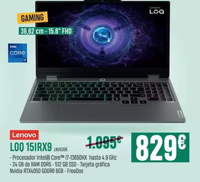 Lenovo - LOQ 15IRX9 LNV5359