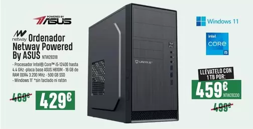 Asus - Ordenador Netway Powered
