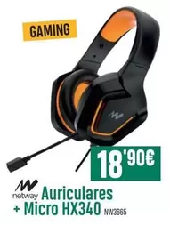 Netway - Auriculares + Micro HX340