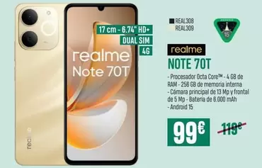 Realme - Note 70T