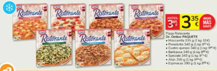 Dr Oetker - Pizza Ristorante Paquete