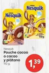 Nestlé - Nesquik Pouche Cacao O Cacao Y Platano