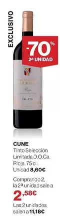 Cune - Tinto Selección Limitada D.o.ca. Rioja