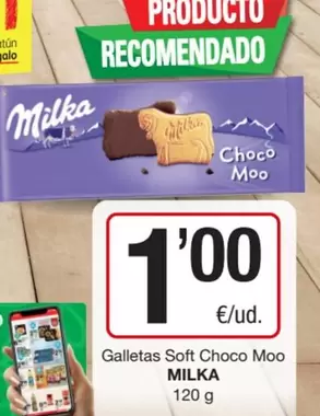 Milka - Galletas Soft Choco Moo