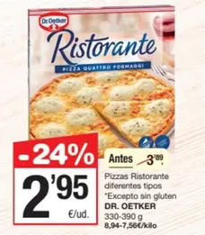 Dr Oetker - Pizzas Ristorante Diferentes Tipos