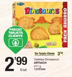 Artiach - Galletas Dinosaurus