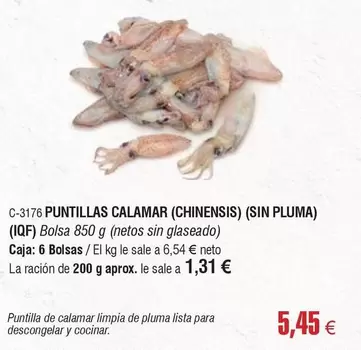 Lista - Puntillas Calamar