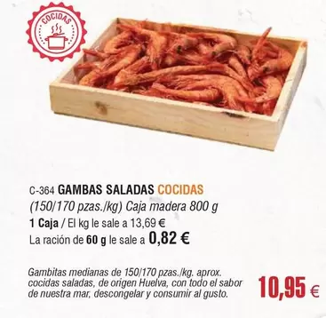 origen - Gambas Saladas Cocidas