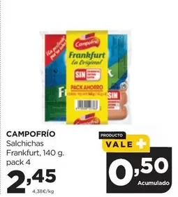 Campofrío - Salchichas Frankfurt