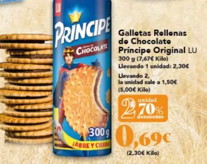 Lu - Galletas Rellenas De Chocolate