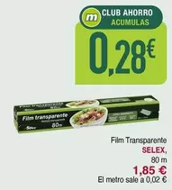 Selex - Film Transparente