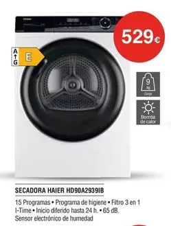 Haier - Secadora Hd90a2939ib