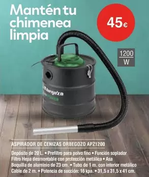 Orbegozo - Manten Tu Chimenea Limpia