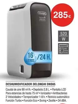 DeLonghi - Deshumidificador Dn5.65