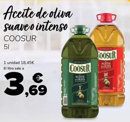 Coosur - Aceite De Oliva Suave O Intenso