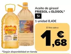 Friesol O Elosol - Aceite De Girasol