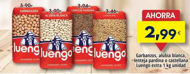 Luengo - Garbanzos, Alubia Blanca, Lenteja Pardina O Castellana