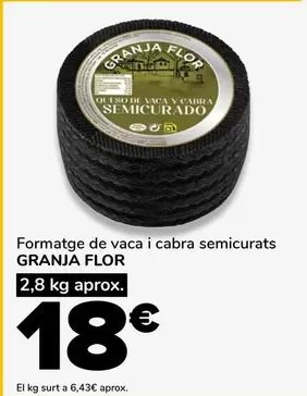 Granja Flor - Formatge De Vaca I Cabra Semicurats