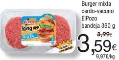 El Pozo - Burger Mixta Cerdo Vacuno Bandeja 360 G