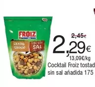 Froiz - Cocktail Tostado Sin Sal Anadida