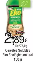 Nestlé - Cereales Solubles Eko Ecològico Natural