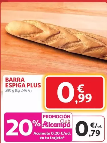 eroski - Barra Espiga Plus
