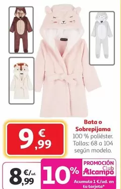 alcampo - Bata O Sobrepijama