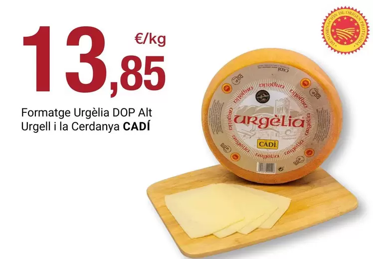 origen - Formatge Urgelia DOP Alt Urgell