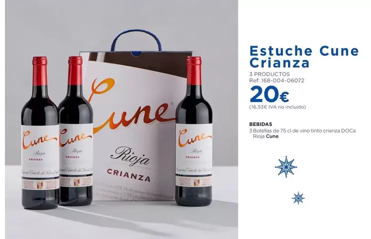 Cune - Estuche Crianza Bebidas