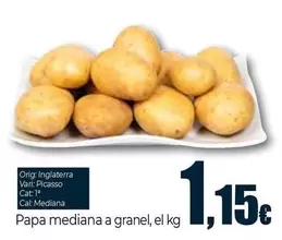 Papa Mediana A Granel