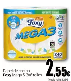 Foxy - Papel De Cocina Mega 3